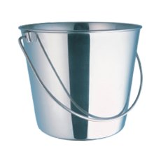 Mr.Kranch / Ведро Мистер Кранч с креплением для клеток и вольеров нержавеющая сталь