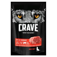Crave Adult Dog Beef / Беззерновые Паучи Крэйв для взрослых собак Говядина (цена за упаковку)