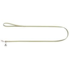 Mr.Kranch / Поводок Мистер Кранч для собак из Натуральной кожи с QR-адресником Нежно-зеленый