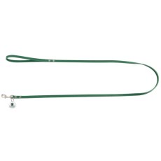 Mr.Kranch / Поводок Мистер Кранч для собак из Натуральной кожи с QR-адресником Зеленый