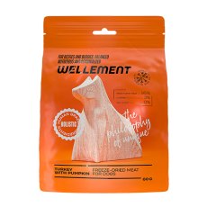 Wellement Turkey with Pumpkin / Лакомство Велемент для собак Cублимированное мясо Индейка с тыквой