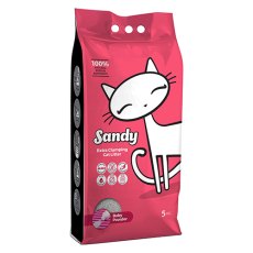 Sandy Baby Powder / Комкующийся наполнитель Сэнди для кошачьего туалета с ароматом Детской присыпки
