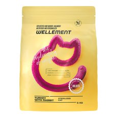 Wellement Sterilized Turkey with Rabbit / Сухой корм Велемент для Стерилизованных кошек Индейка кролик