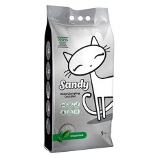 Sandy Unscented / Комкующийся наполнитель Сэнди для кошачьего туалете Без ароматизатора