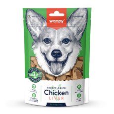 Wanpy Freeze-dried Chicken liver / Сублимированное лакомство Ванпи для собак Куриная печень