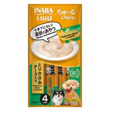Inaba Churu / Лакомство-пюре Инаба для собак Куриное филе со вкусом сыра (Китай)