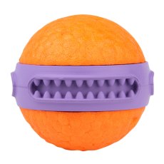 Mr.Kranch / Игрушка Мистер Кранч для собак Мяч Зубастик фиолетовый
