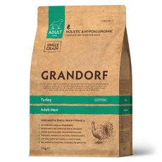 Grandorf Holistic & Hypoallergenic Adult Maxi Turkey / Сухой корм Грандорф Низкозерновой для взрослых собак Крупных пород Индейка