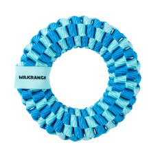 Mr.Kranch / Игрушка Мистер Кранч для собак Плетеное кольцо голубая