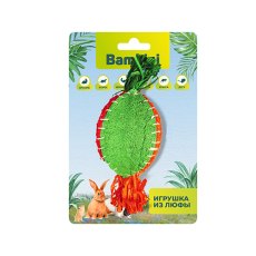 Bambini Pets / Игрушка Бамбини Петс для Грызунов Репка из люфы Bambini Pets / Игрушка Бамбини Петс для Грызунов Репка из люфы