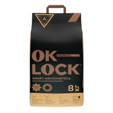 Ok-Lock КОФЕ / Наполнитель Ок-Лок растительный комкующийся