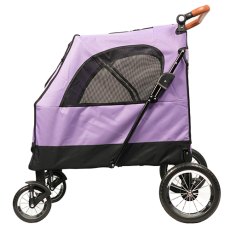 Mr.Kranch / Коляска Мистер Кранч выставочная прогулочная для собак и кошек фиолетовая