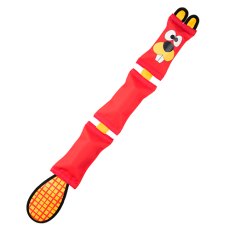 Mr.Kranch / Игрушка Мистер Кранч для собак Бобер из пожарного шланга красная