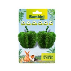 Bambini Pets / Игрушка Бамбини Петс для Грызунов Перчики из люфы Bambini Pets / Игрушка Бамбини Петс для Грызунов Перчики из люфы