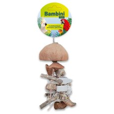 Bambini Pets / Игрушка Бамбини Петс для крупных попугаев "Многогранная" Bambini Pets / Игрушка Бамбини Петс для крупных попугаев "Многогранная"