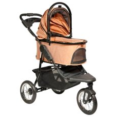 Mr.Kranch / Коляска Мистер Кранч прогулочная повышенной проходимости для собак и кошек бежевая