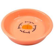 Mr.Kranch / Миска керамическая для кошек Тыква Персиковая
