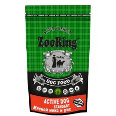 ZooRing Active Dog Standart / Сухой корм Зооринг для взрослых активных собак средних и крупных пород Мясо молодых бычков