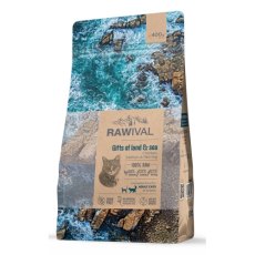Rawival Gifts Of Land Sea / Сухой корм Равивал для взрослых кошек Курица и рыба