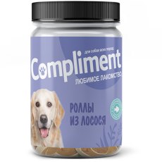 Compliment / Лакомство Комплимент для собак всех пород Роллы из Лосося