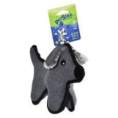 Pet Star / Игрушка Пет Стар для собак СОБАКА с пищалкой, текстиль