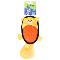 Pet Star / Игрушка Пет Стар для собак БОБЕР с пищалкой, плюшевая