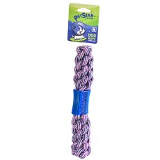 Pet Star / Игрушка Пет Стар для собак СНАРЯД веревочный с резиновой вставкой, текстиль
