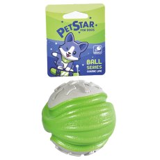 Pet Star / Игрушка Пет Стар для собак МЯЧ зеленый термопластичная резина