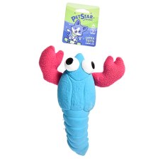 Pet Star / Игрушка Пет Стар для собак ЛОБСТЕР с пищалкой, латекс