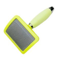 Pet Star / Пуходерка Пет Стар Пластиковая с силиконовой ручкой