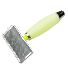 Pet Star / Пуходерка Пет Стар Металлическая с силиконовой ручкой