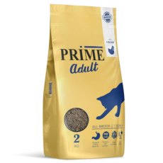 Prime Adult Chicken / Сухой Низкозерновой корм Прайм для взрослых кошек всех пород Курица