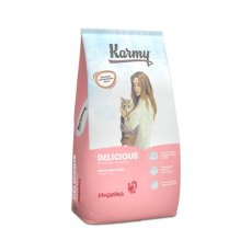 Karmy Delicious / Сухой корм Карми для взрослых кошек Привередливых в питании Индейка