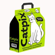Catpix /  Наполнитель Кэтпикс Зеленый чай Растительный