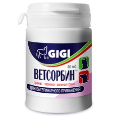 GIGI ВЕТСОРБИН / Сорбент Джиджи при желудочно-кишечных дисфункциях у собак и кошек