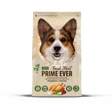 Prime Ever Fresh Meat Adult Dog Medium & Maxi / Сухой корм Прайм Эвер для взрослых собак Средних и Крупных пород Индейка с рисом