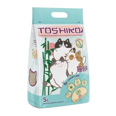 Toshiko / Комкующийся наполнитель Тошико для кошачьего туалета Древесный Натуральный