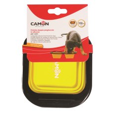 Camon / Миска Камон Складная дорожная квадратная размер Желтый