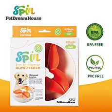 PetDreamHouse Spin Interactive Feeder Bougainvillea Orange Easy / Интерактивная система кормления ПетДримХаус Спин для собак и кошек 550г