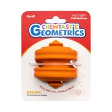 PetDreamHouse Chewtastic Geometrics Geo-Hex / Игрушка ПетДримХаус интерактивная для собак из натурального каучука