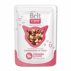 Brit Care Chicken & Duck / Паучи Брит для кошек Курица и утка (цена за упаковку) Brit Care Chicken & Duck / Паучи Брит для кошек Курица и утка (цена за упаковку)