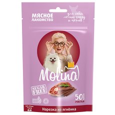 Molina / Мясное лакомство Молина для Щенков и собак Мелких пород Нарезка из Ягненка