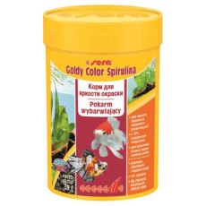 Sera Goldy Color Spirulina / Корм Сера для Золотых рыб в гранулах Улучшает окраску