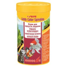 Sera Goldy Color Spirulina / Корм Сера для Золотых рыб в гранулах Улучшает окраску