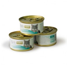 Brit Care Kitten Chicken / Консервы Брит для Котят с Цыпленком (цена за упаковку)