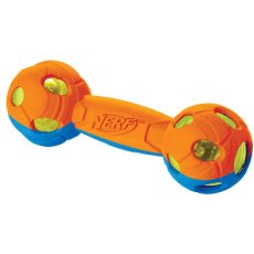Nerf Dog / Игрушка Нёрф Дог для собак Гантель двухцветная Светящаяся