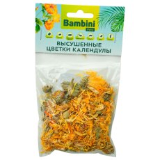 Bambini Pets / Лакомство Бамбини Петс для грызунов и кроликов высушенные цветки календулы Bambini Pets / Лакомство Бамбини Петс для грызунов и кроликов высушенные цветки календулы