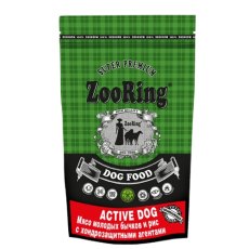 ZooRing Active Dog / Сухой корм Зооринг для взрослых активных собак средних и крупных пород Мясо молодых бычков и Рис ZooRing Active Dog / Сухой корм Зооринг для взрослых активных собак средних и крупных пород Мясо молодых бычков и Рис