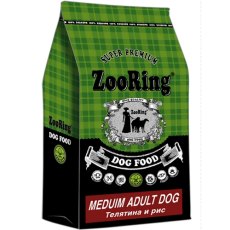 ZooRing Medium Adult Dog / Сухой корм Зооринг для молодых и взрослых собак всех пород Телятина и Рис ZooRing Medium Adult Dog / Сухой корм Зооринг для молодых и взрослых собак всех пород Телятина и Рис