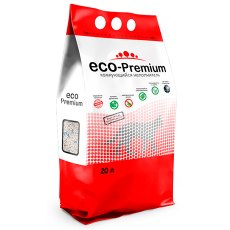 Eco Premium Blue / Наполнитель Эко Премиум Блю для кошачьего туалета Древесный Сосна Без ароматизатора